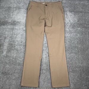 Mugsy Pants Men's 33x32 Beige Belmonts Straight Leg Chino Stretch